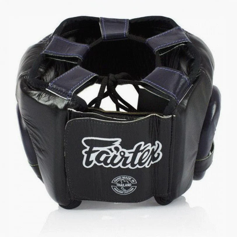 Casco Fairtex Diagonal Vision Sparring HG13 Negro-azul  - Image 4