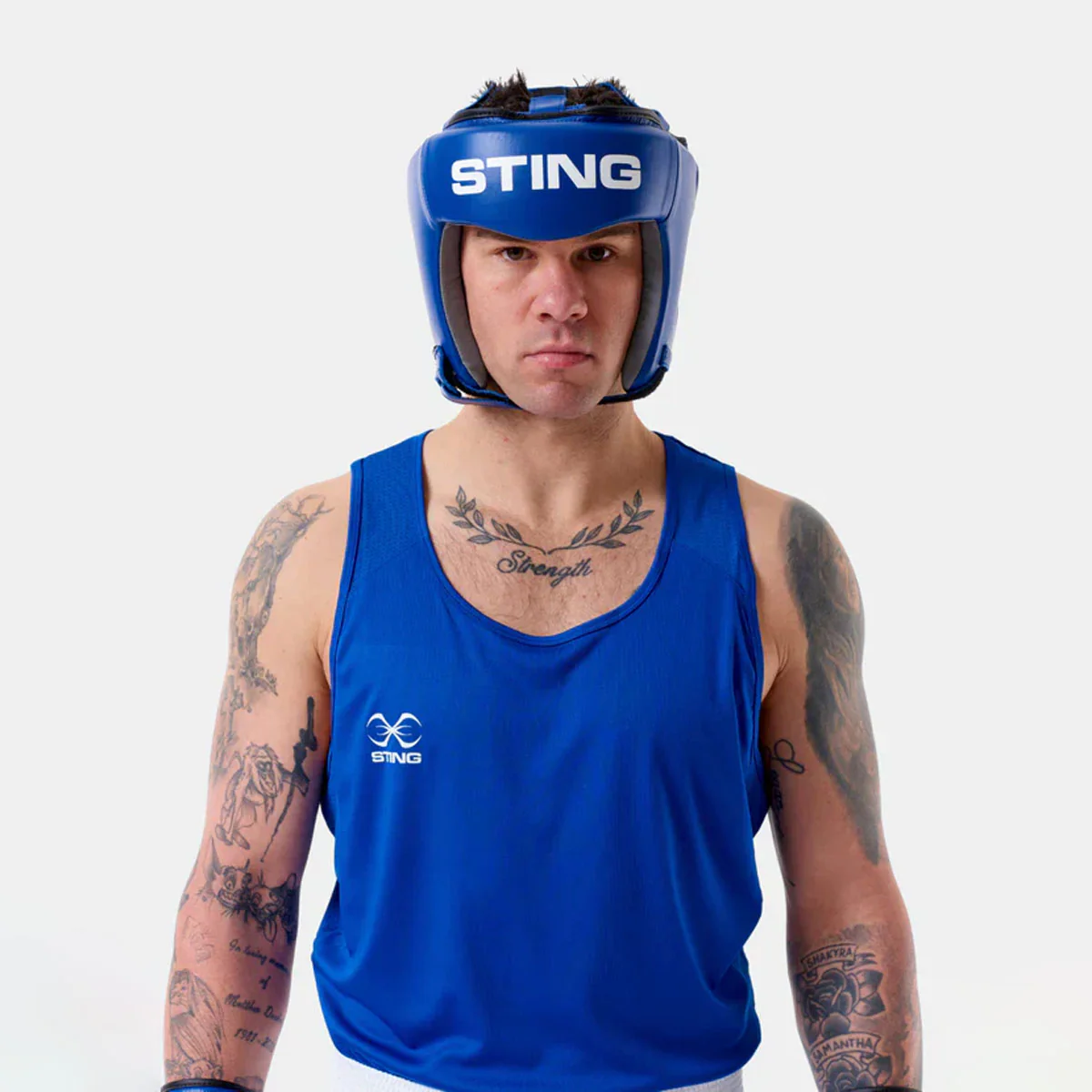 Casco Sting Competition Aprobado World Boxing Azul  - Image 3