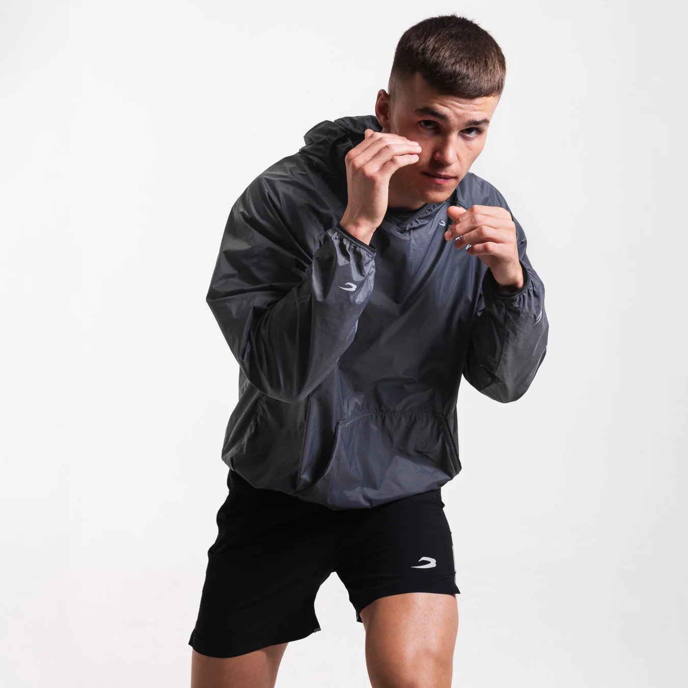 Chaqueta cortavientos Boxraw Genaro Oversize negra  - Image 3