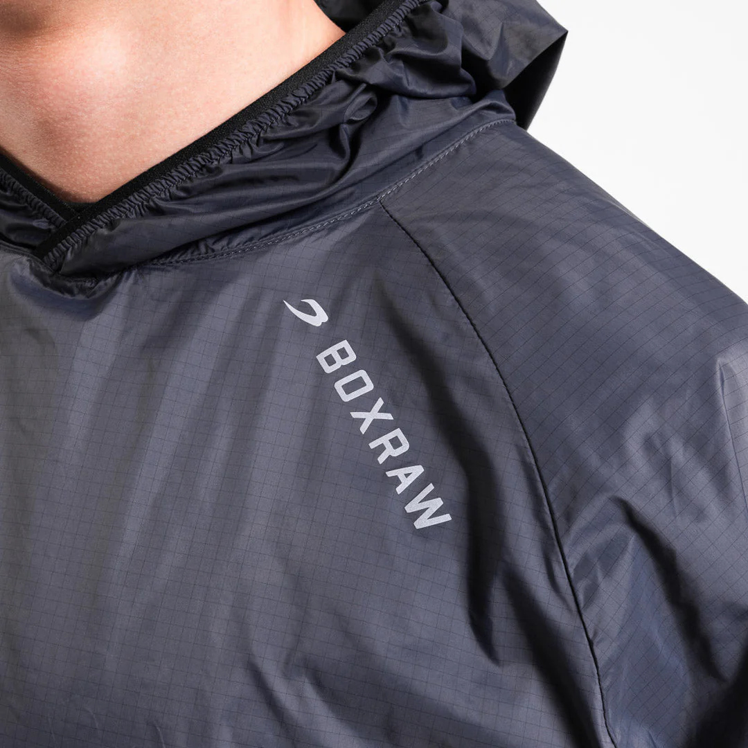 Chaqueta cortavientos Boxraw Genaro Oversize negra  - Image 7