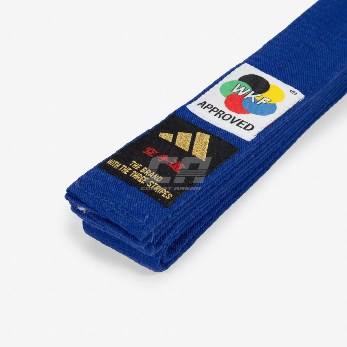 Cinturón Adidas Elite WKF Azul con Kanji  - Image 2