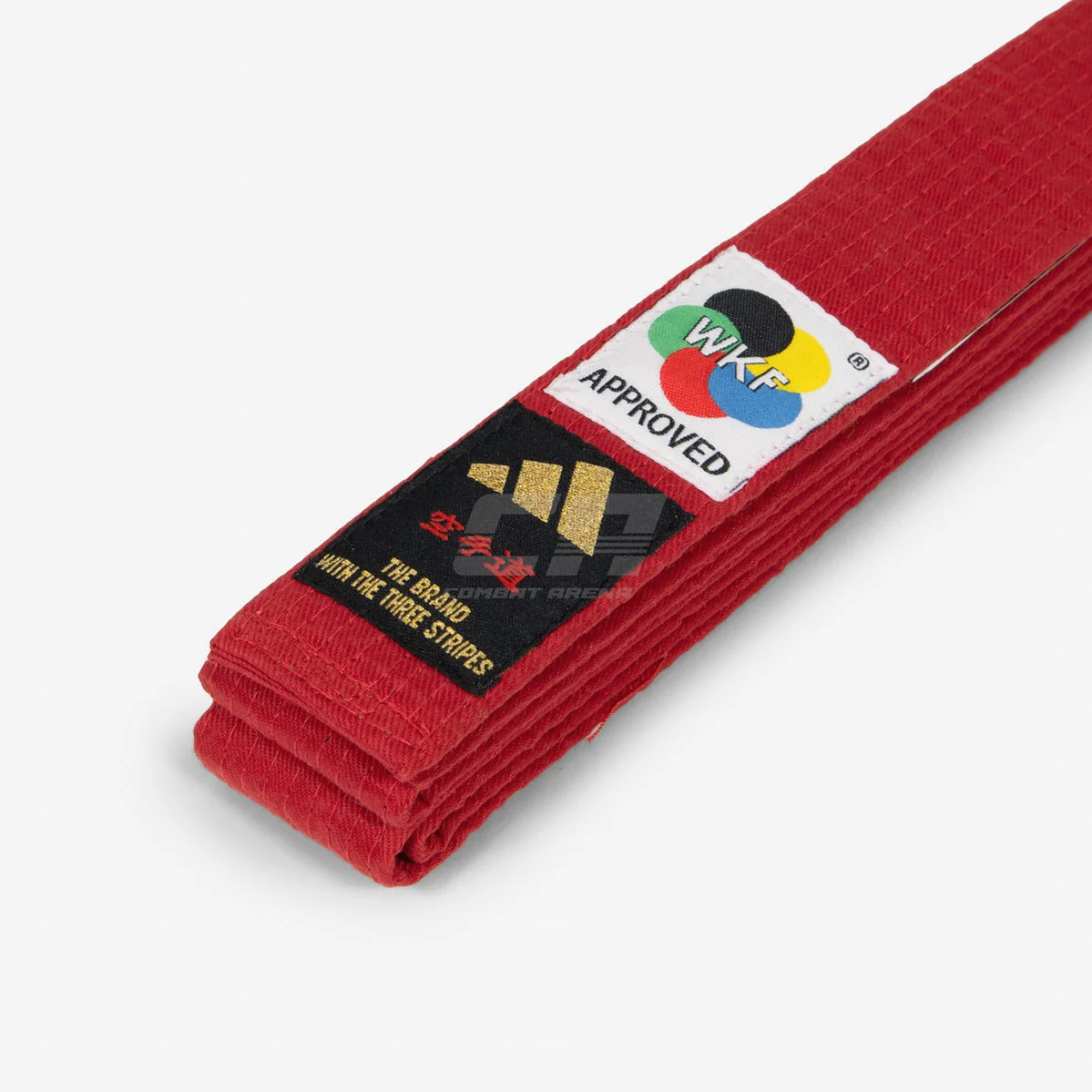 Cinturón Adidas Elite WKF Roja con Kanji  - Image 2