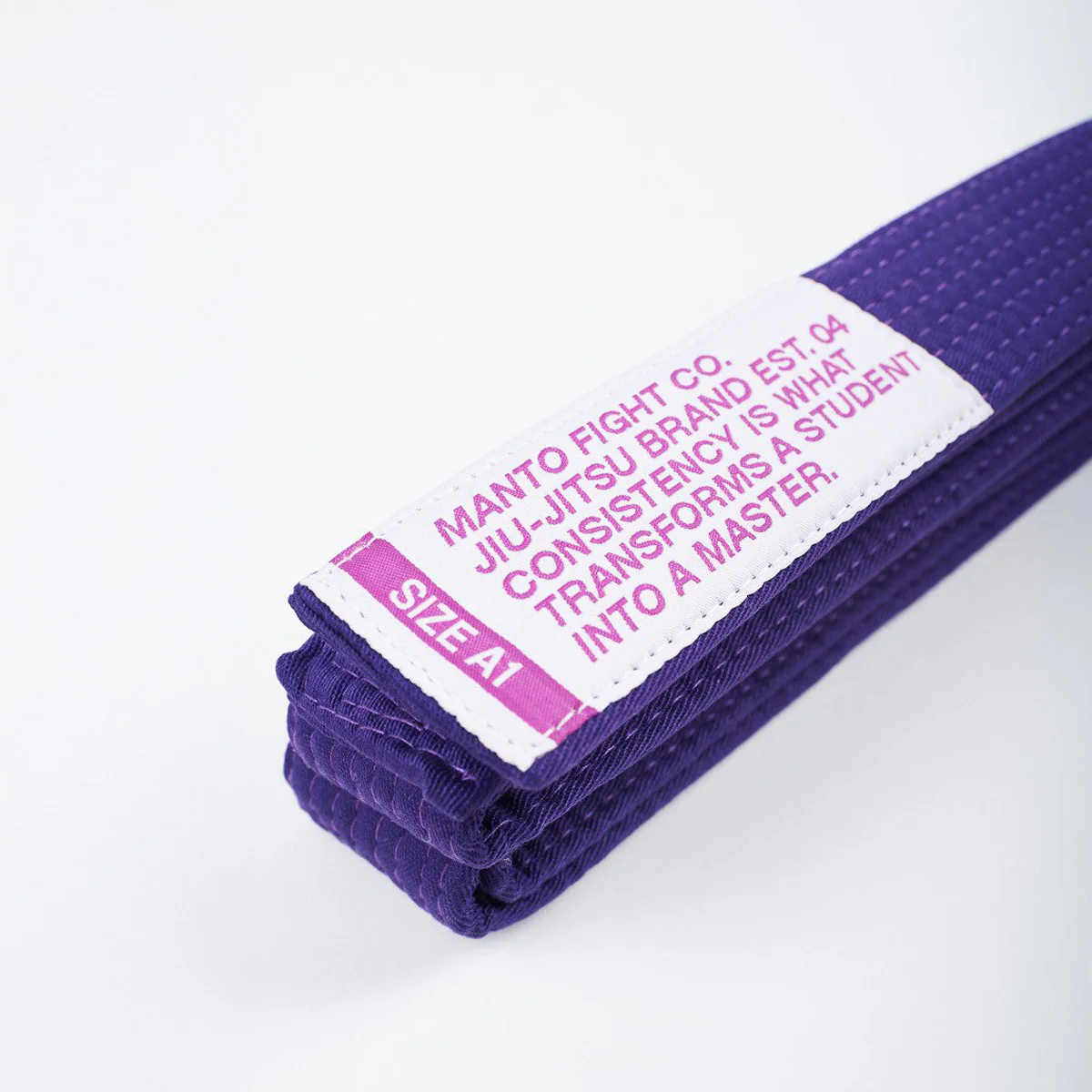 Cinturón BJJ Manto Motto Violeta - Image 2
