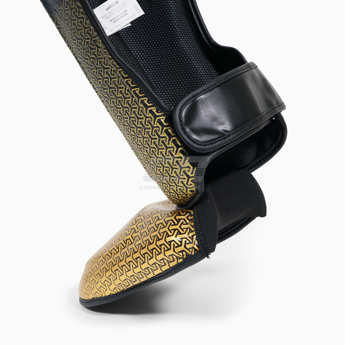 Espinilleras con parapiede Adidas Pro Kickboxing WAKO Negro-oro  - Image 5