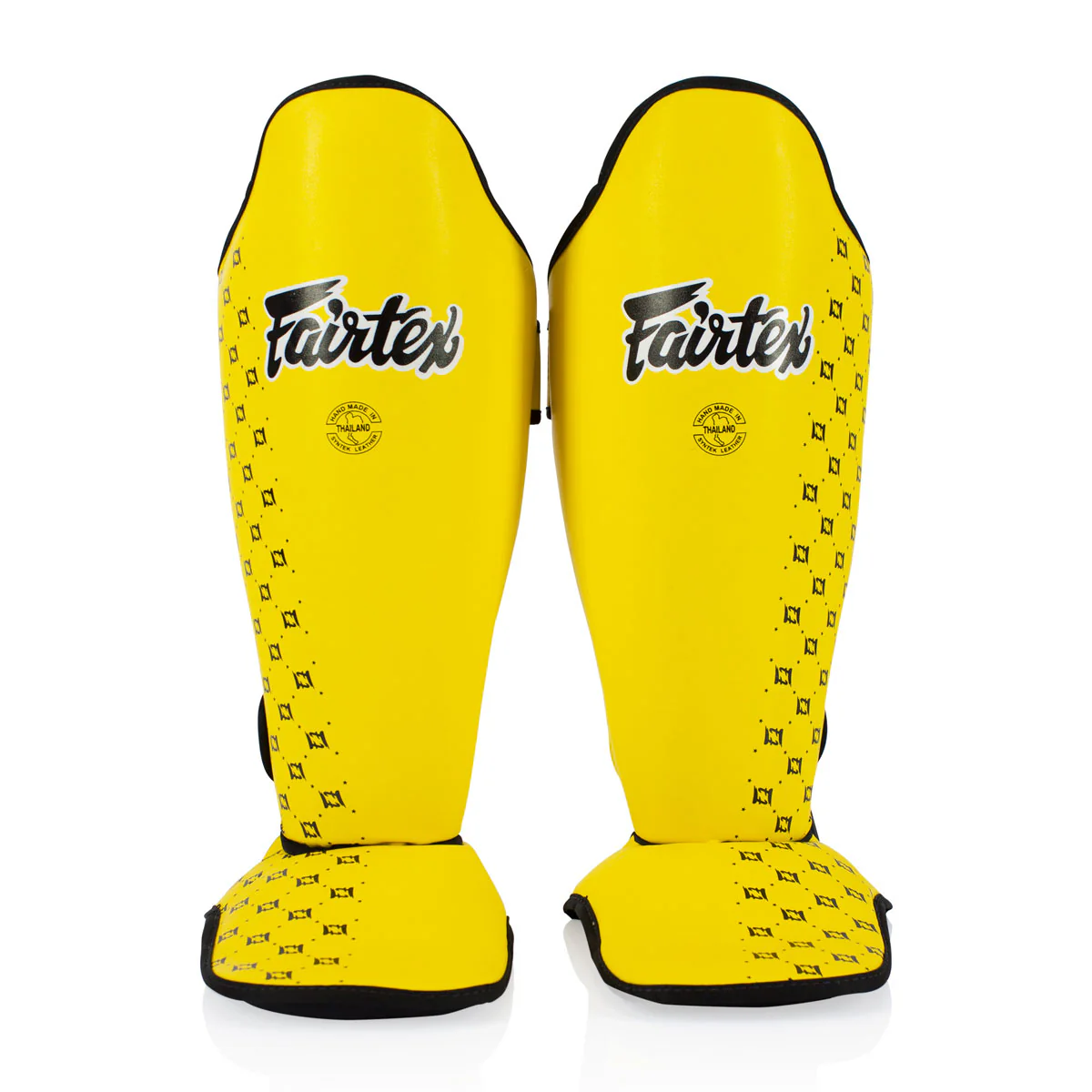 Espinilleras Fairtex Competición SP5 con parapiés Amarillo 