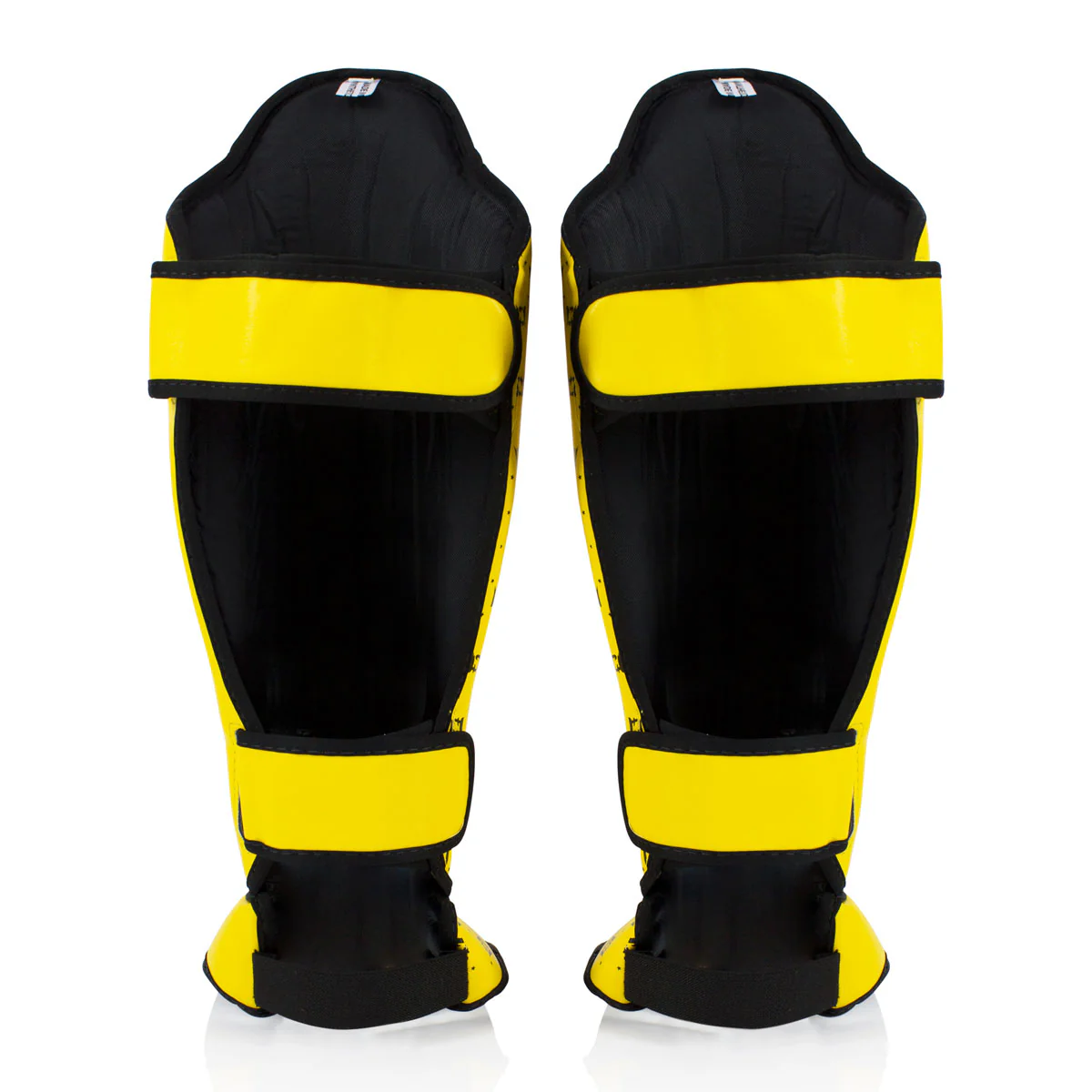 Espinilleras Fairtex Competición SP5 con parapiés Amarillo  - Image 4
