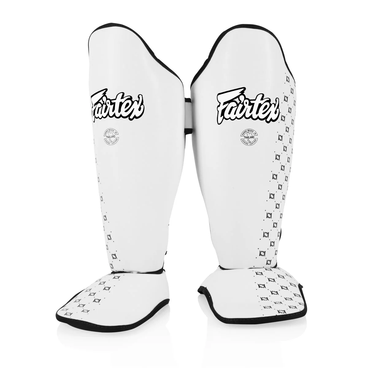 Espinilleras Fairtex Competición SP5 con parapiés Blanco  - Image 2