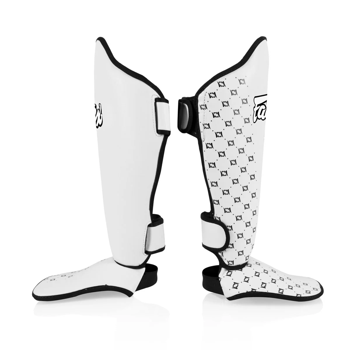 Espinilleras Fairtex Competición SP5 con parapiés Blanco  - Image 3