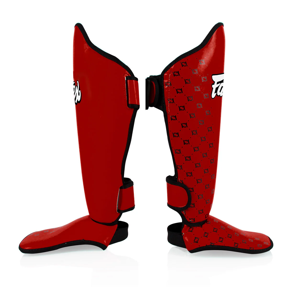 Espinilleras Fairtex Competición SP5 con parapiés Rojo - Image 3