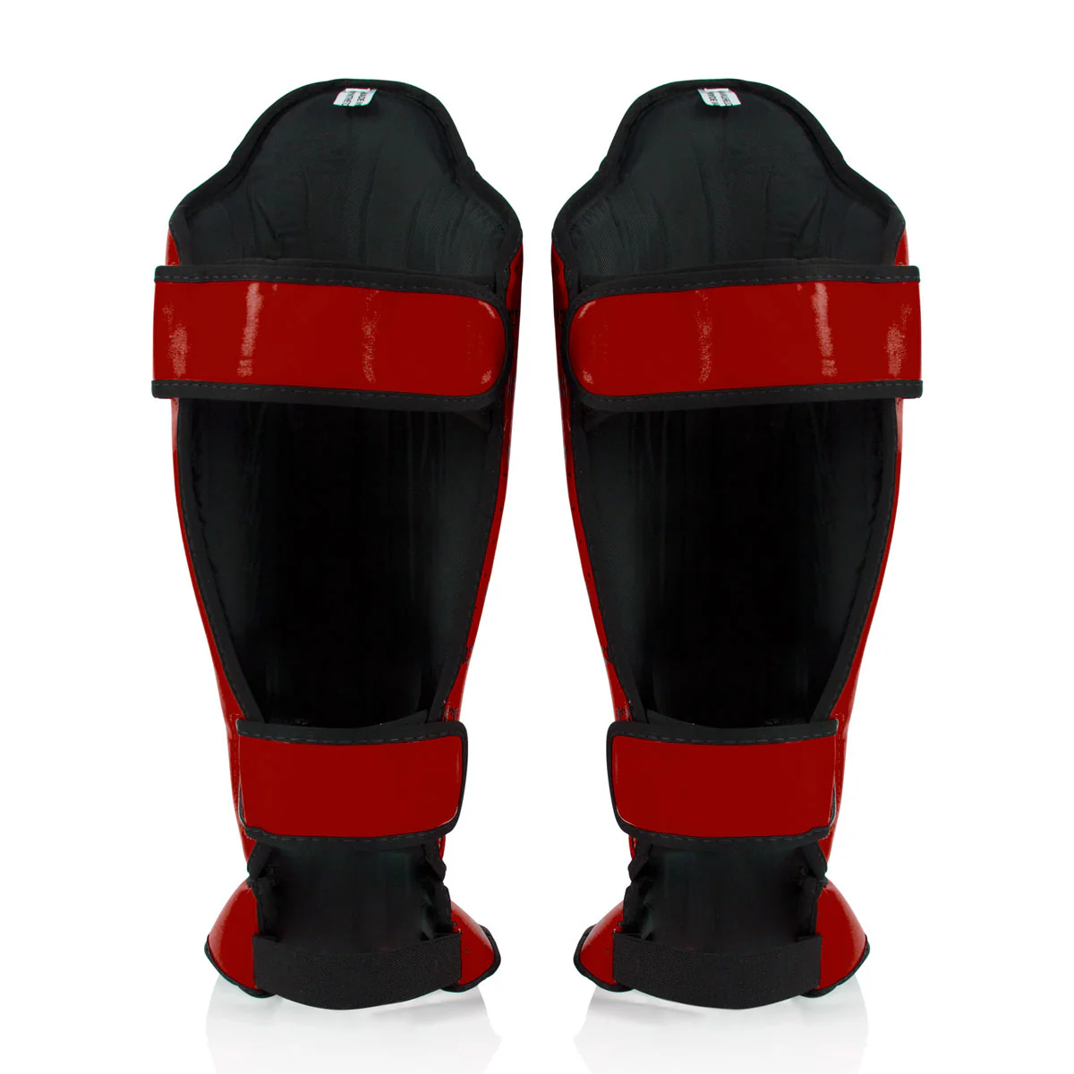 Espinilleras Fairtex Competición SP5 con parapiés Rojo - Image 4