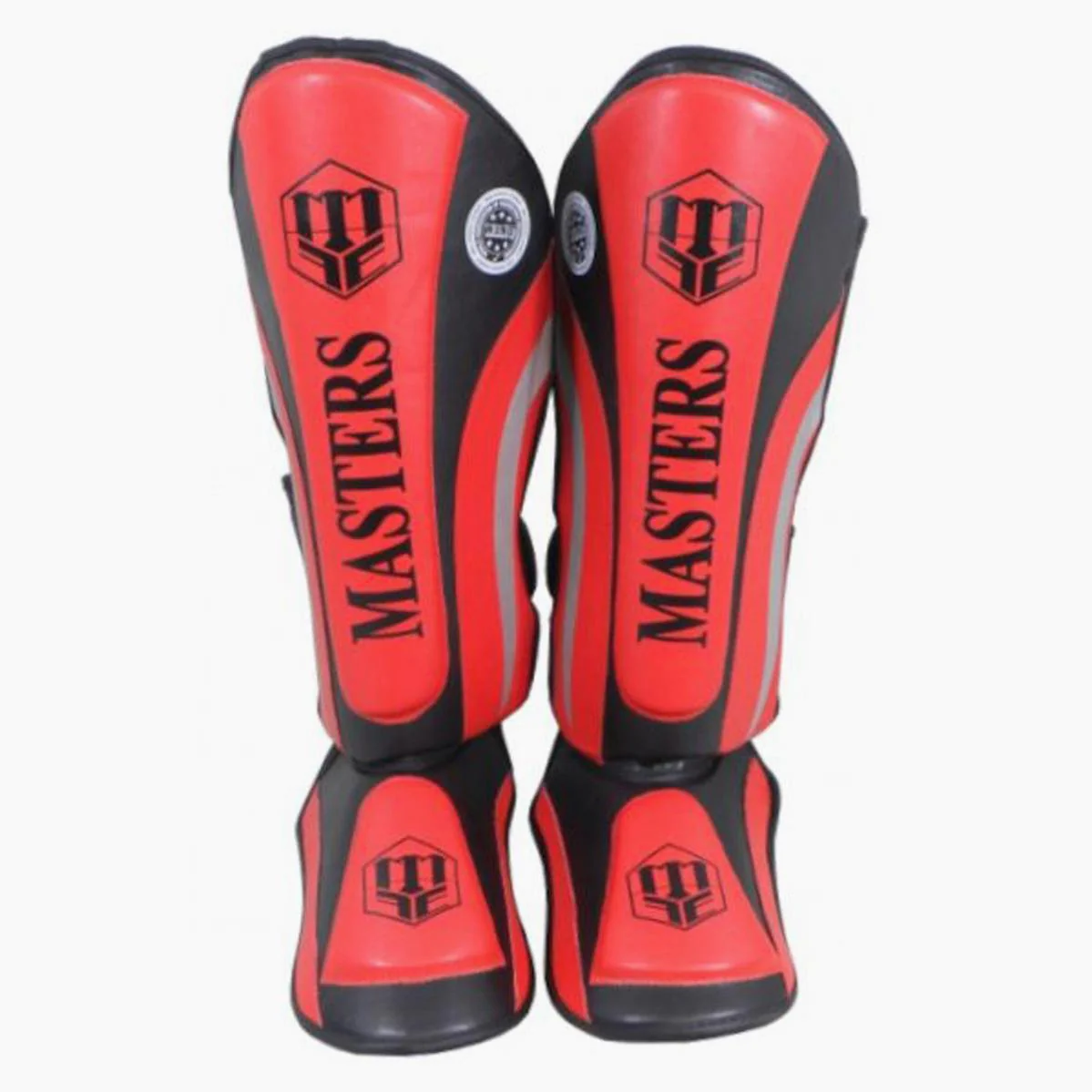 Espinilleras Kickboxing Masters WAKO Rojo 