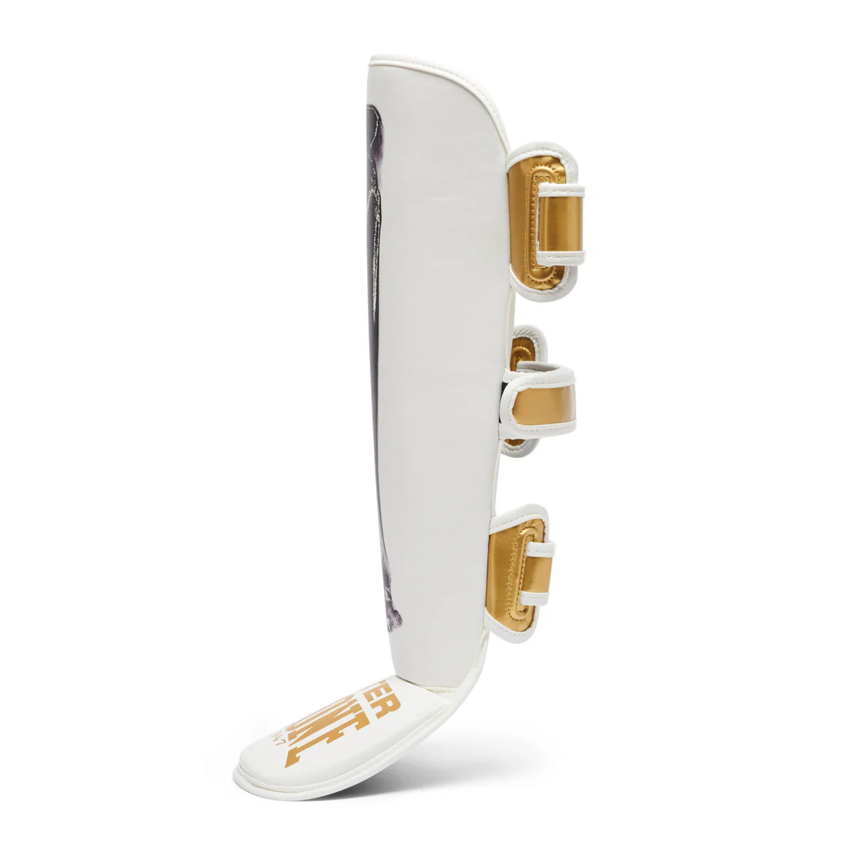 Espinilleras Leone Iuter PT01IU con parapiés Blanco  - Image 3
