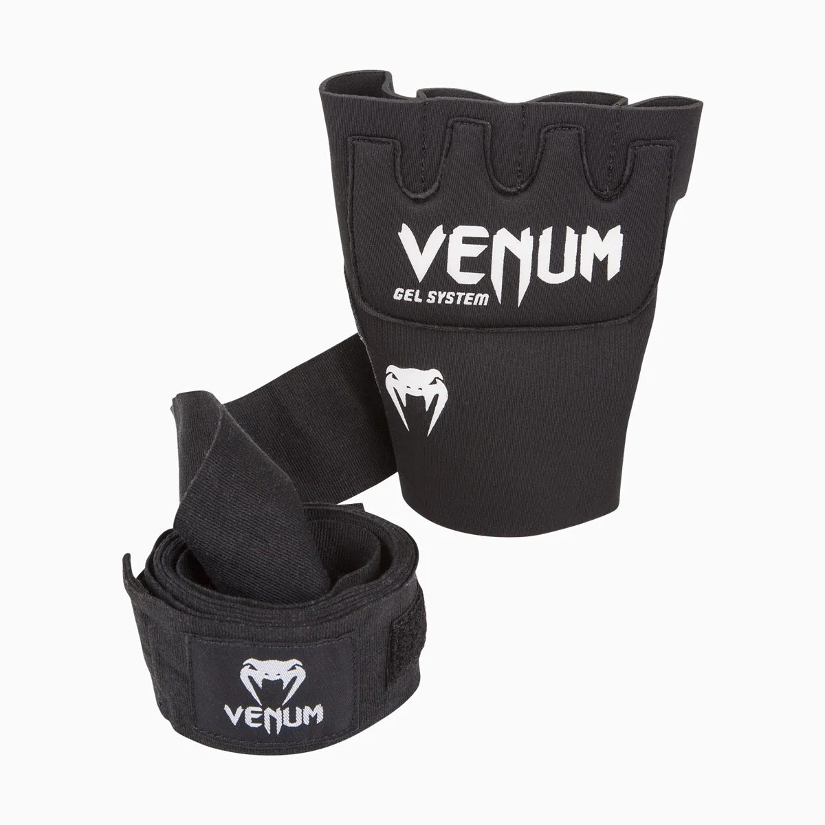 Guante-venda de boxeo en Gel Venum Kontact Quick Wraps negro  - Image 3
