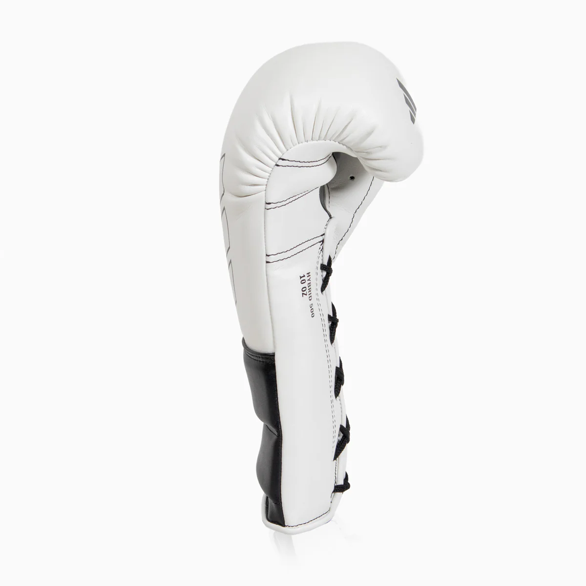 Guantes de boxeo Adidas Hybrid 500 Pro con Cordones Blanco-negro - Image 2
