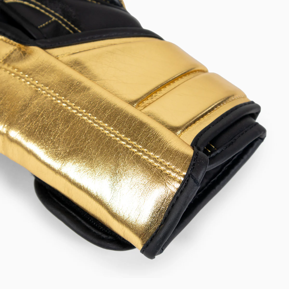 Guantes de boxeo Adidas Hybrid 500 Pro con Velcro Negro-oro - Image 8