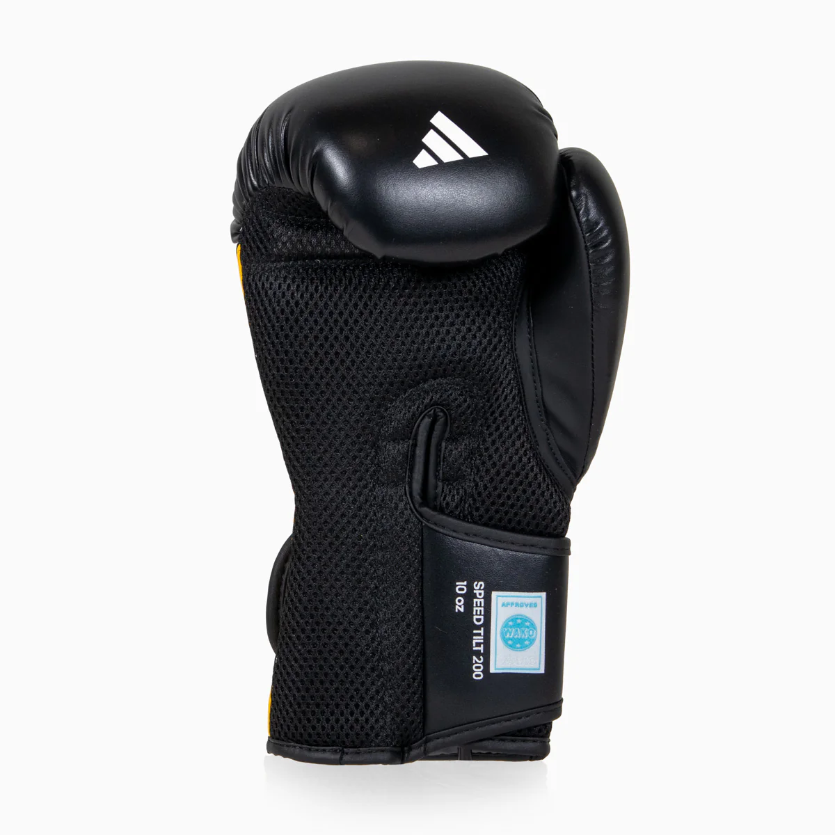 Guantes de boxeo Adidas Speed Tilt 200 WAKO 10 Oz Negro-amarillo-blanco - Image 3