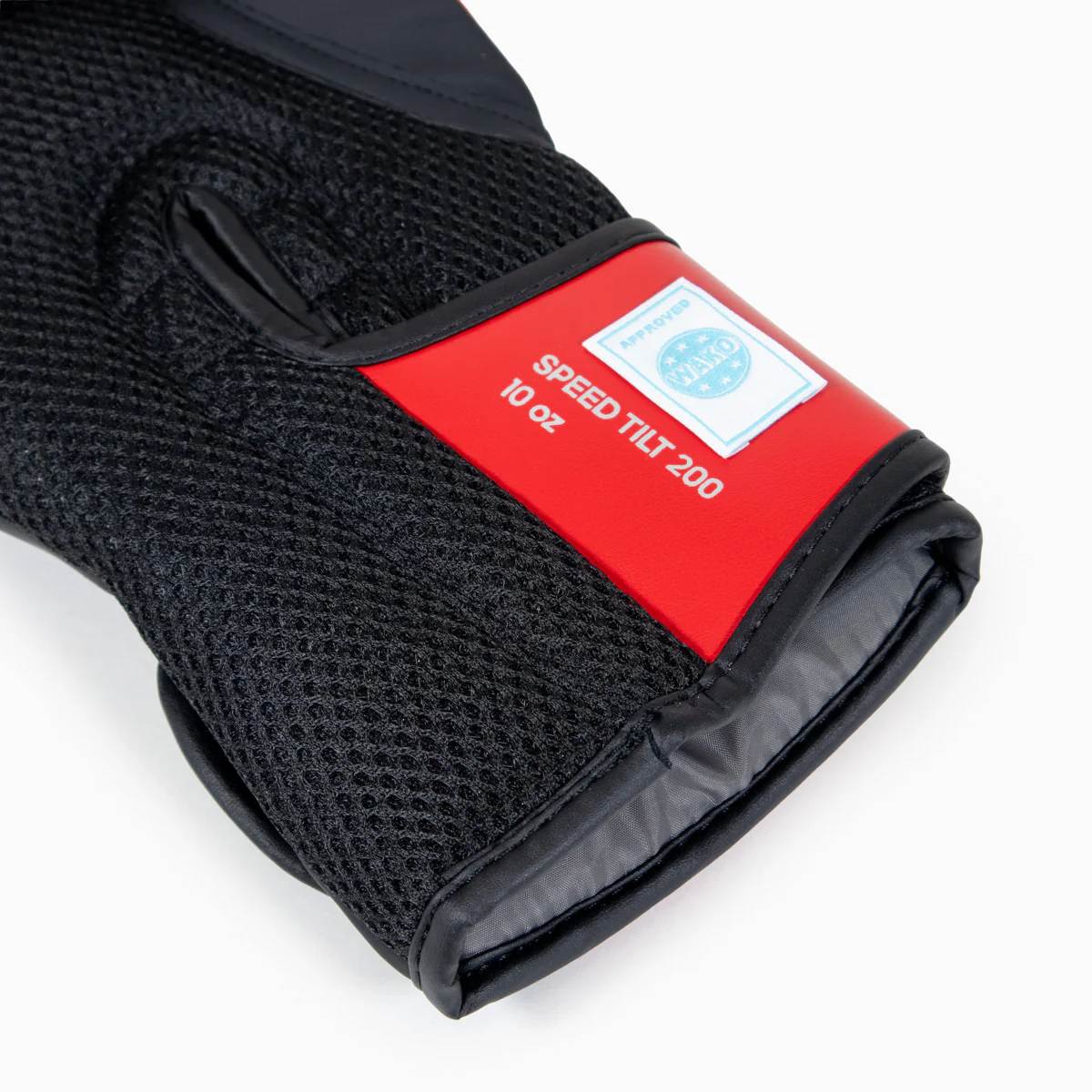 Guantes de boxeo Adidas Speed Tilt 200 WAKO 10 Oz Rojo-negro-plata - Image 9