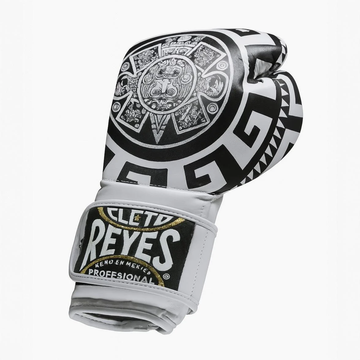 Guantes de boxeo Cleto Reyes Fiber Calendario Azteco Prison Art  - Image 2