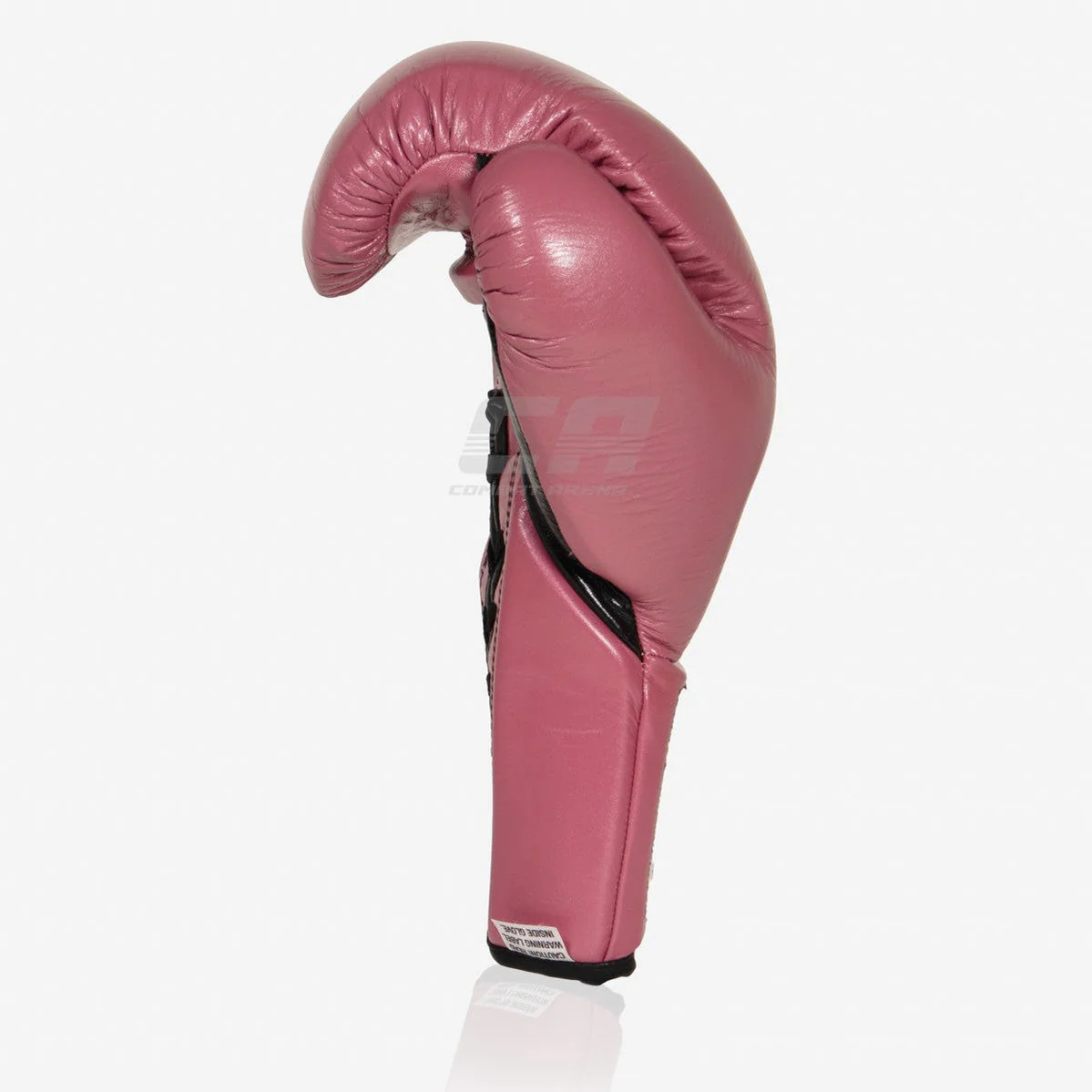 Guantes de boxeo Cleto Reyes Profesional CB2 Rosa-negro con cordones  - Image 4