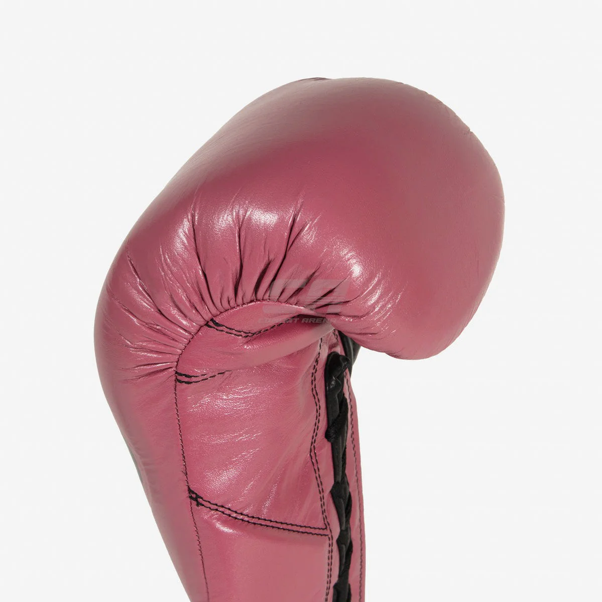 Guantes de boxeo Cleto Reyes Profesional CB2 Rosa-negro con cordones  - Image 9