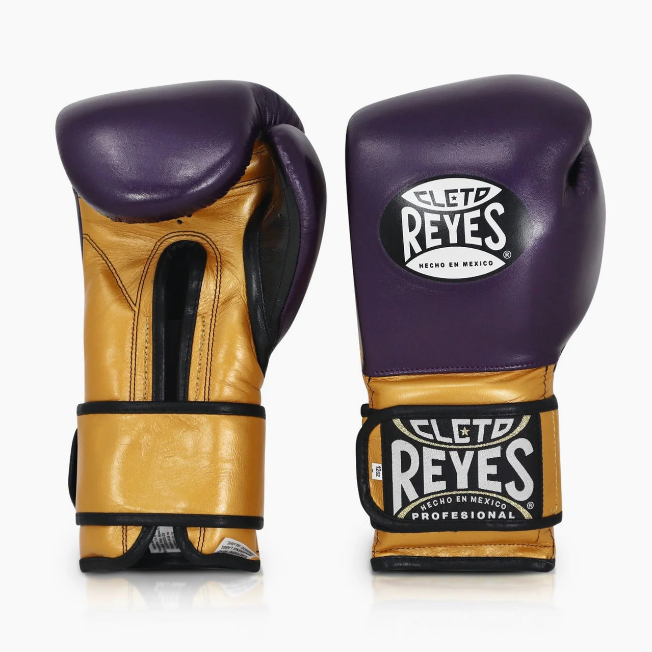 Guantes de boxeo Cleto Reyes Sparring CE6 Violeta-Oro  - Image 2