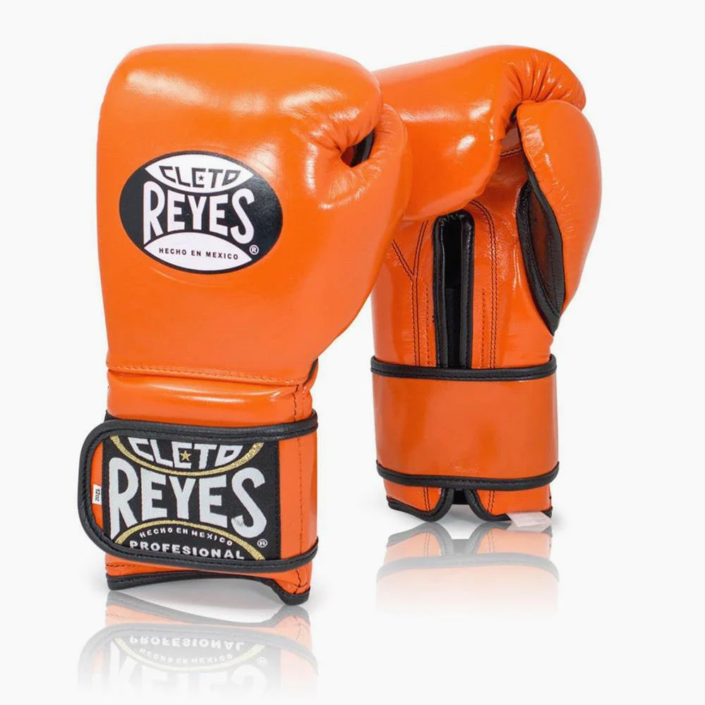 Guantes de boxeo Cleto Reyes Sparring CE6 Naranja 
