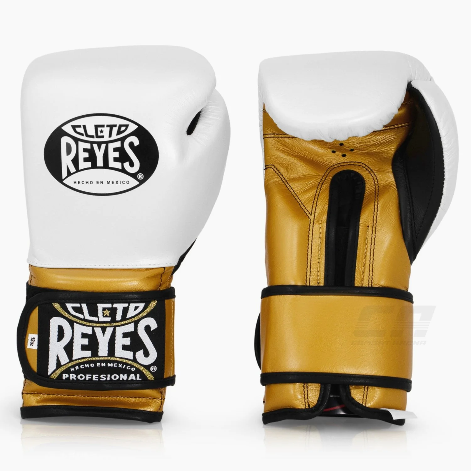 Guantes de boxeo Cleto Reyes Sparring CE6 Perla-oro  - Image 2