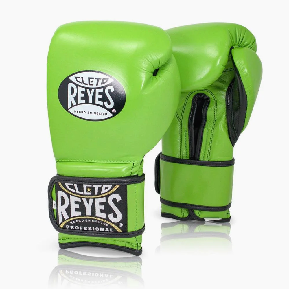 Guantes de boxeo Cleto Reyes Sparring CE6 Verde Lima 