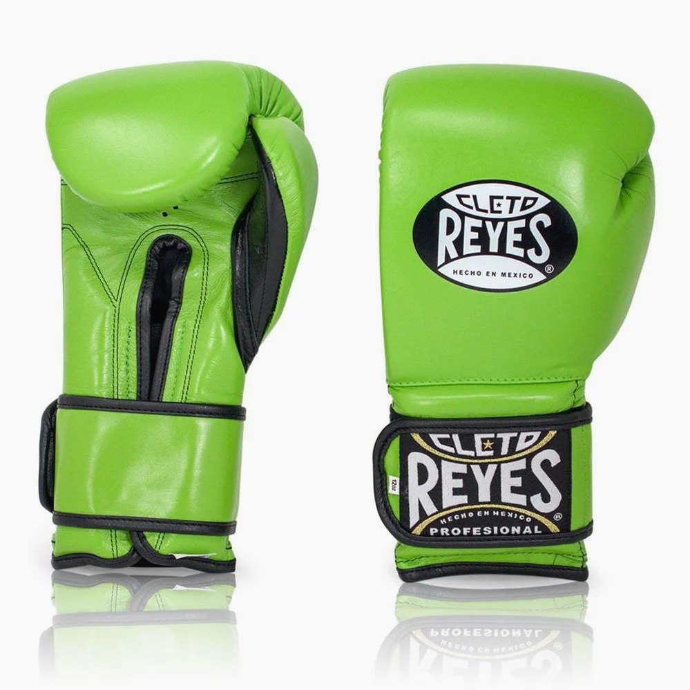 Guantes de boxeo Cleto Reyes Sparring CE6 Verde Lima  - Image 2