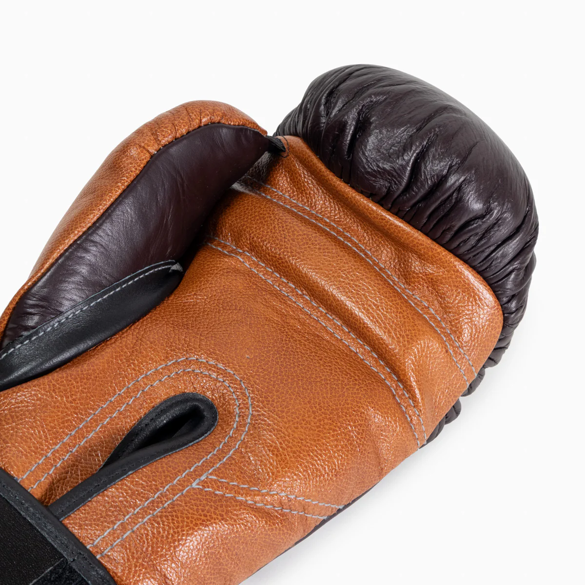 Guantes de boxeo Di Nardo con Velcro 14 Oz Borgoña-coñac - Image 10