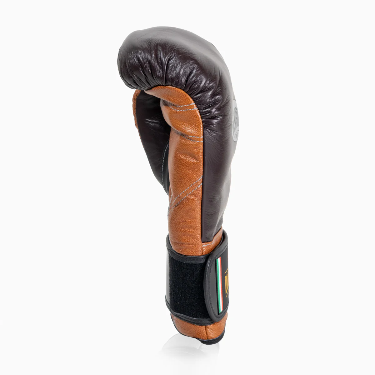 Guantes de boxeo Di Nardo con Velcro 14 Oz Borgoña-coñac - Image 5