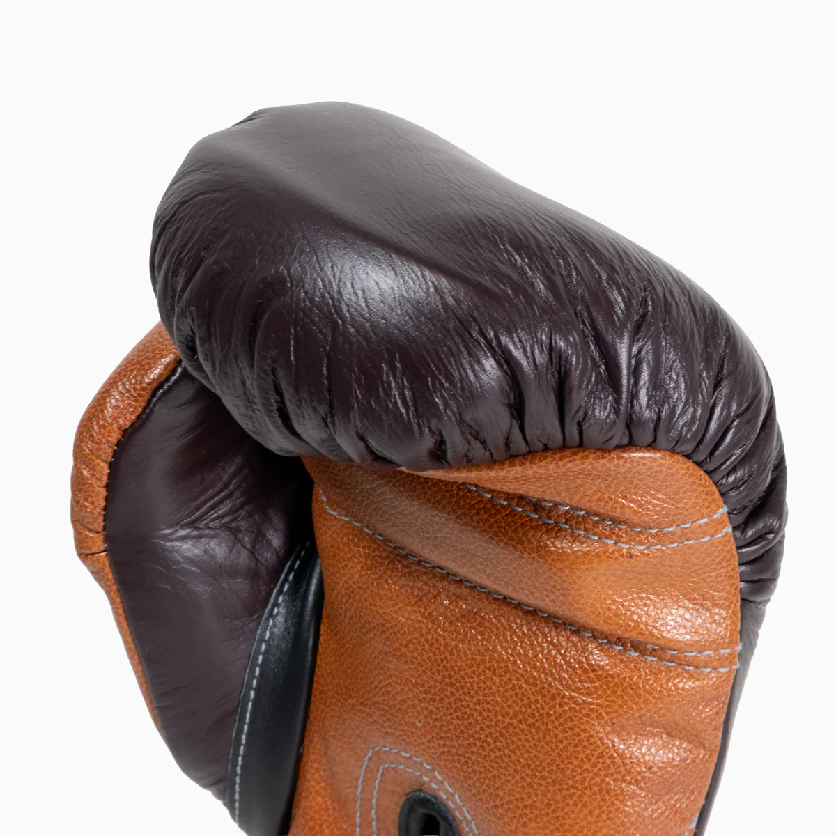 Guantes de boxeo Di Nardo con Velcro 14 Oz Borgoña-coñac - Image 8