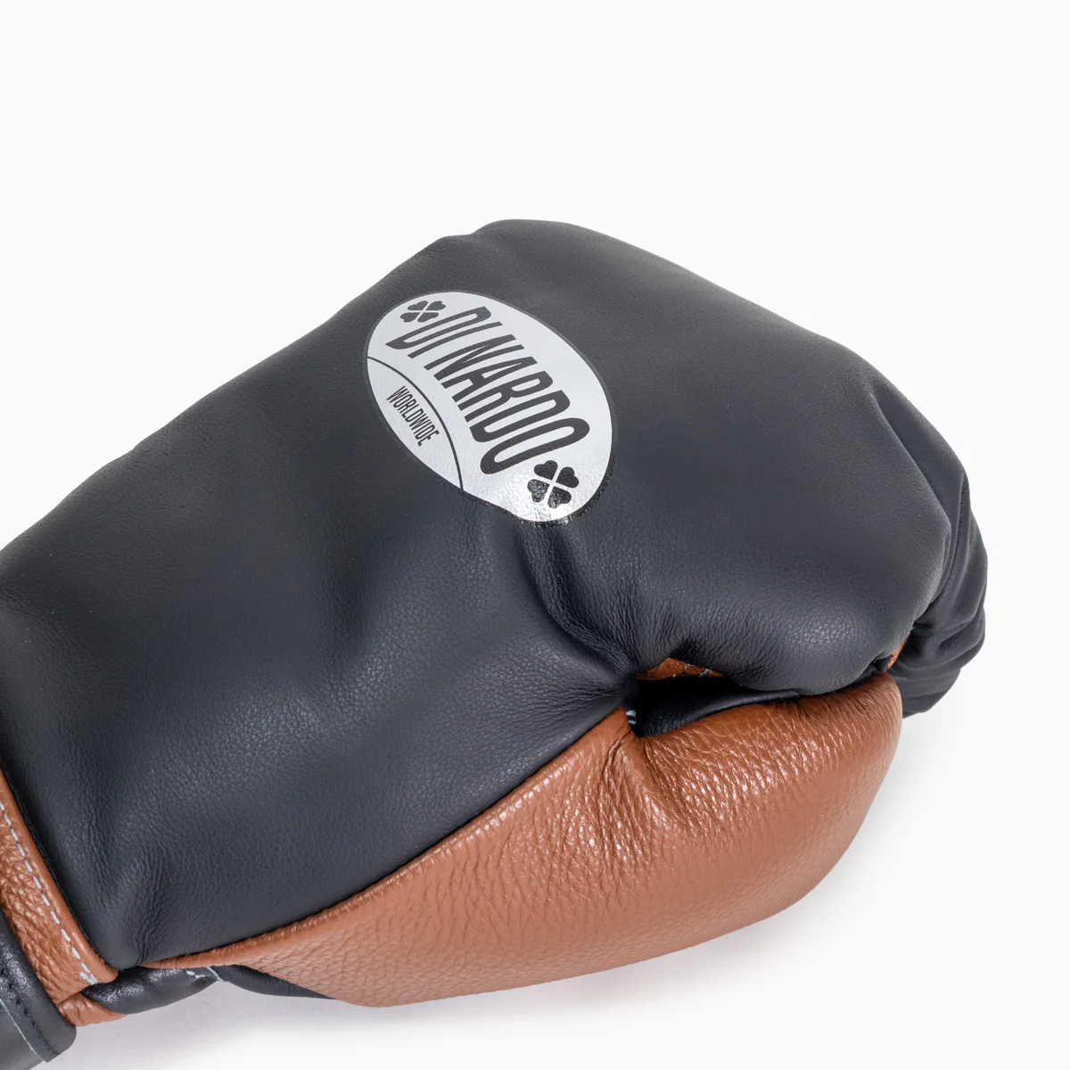 Guantes de boxeo Di Nardo con Velcro 16 Oz Negro-marrón - Image 10