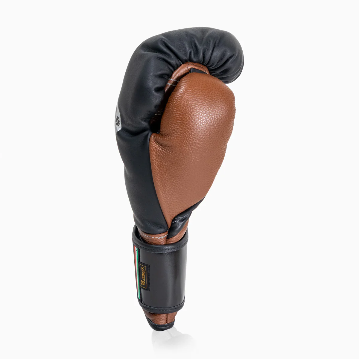 Guantes de boxeo Di Nardo con Velcro 16 Oz Negro-marrón - Image 3
