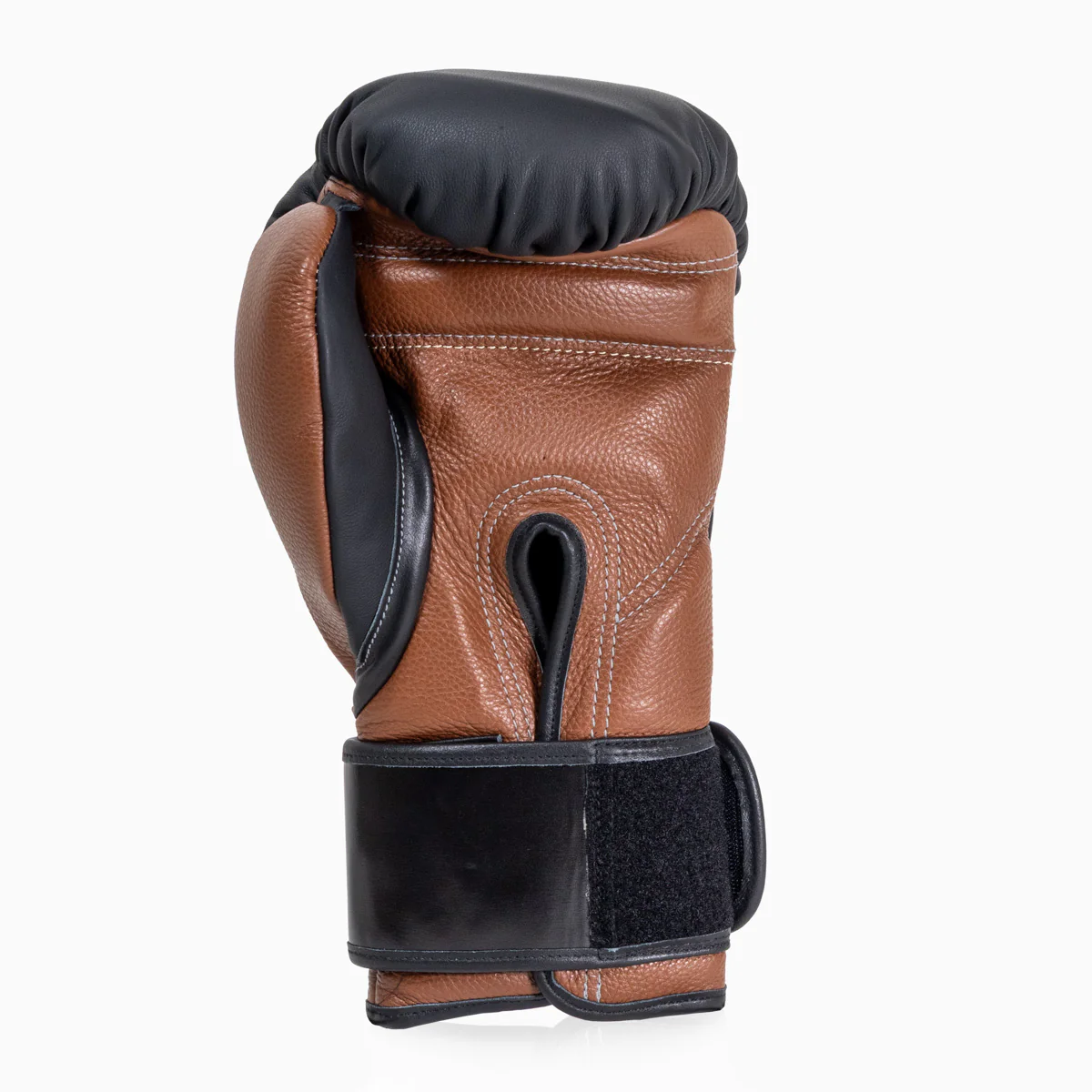 Guantes de boxeo Di Nardo con Velcro 16 Oz Negro-marrón - Image 4