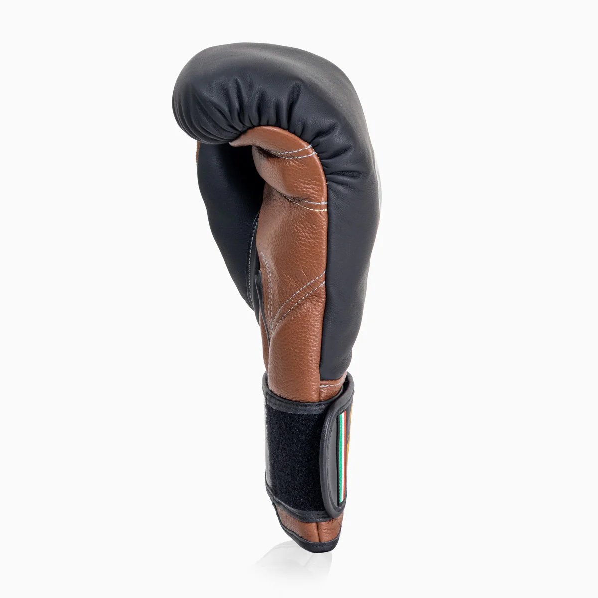 Guantes de boxeo Di Nardo con Velcro 16 Oz Negro-marrón - Image 6