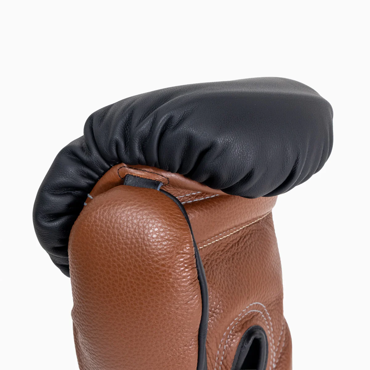 Guantes de boxeo Di Nardo con Velcro 16 Oz Negro-marrón - Image 7