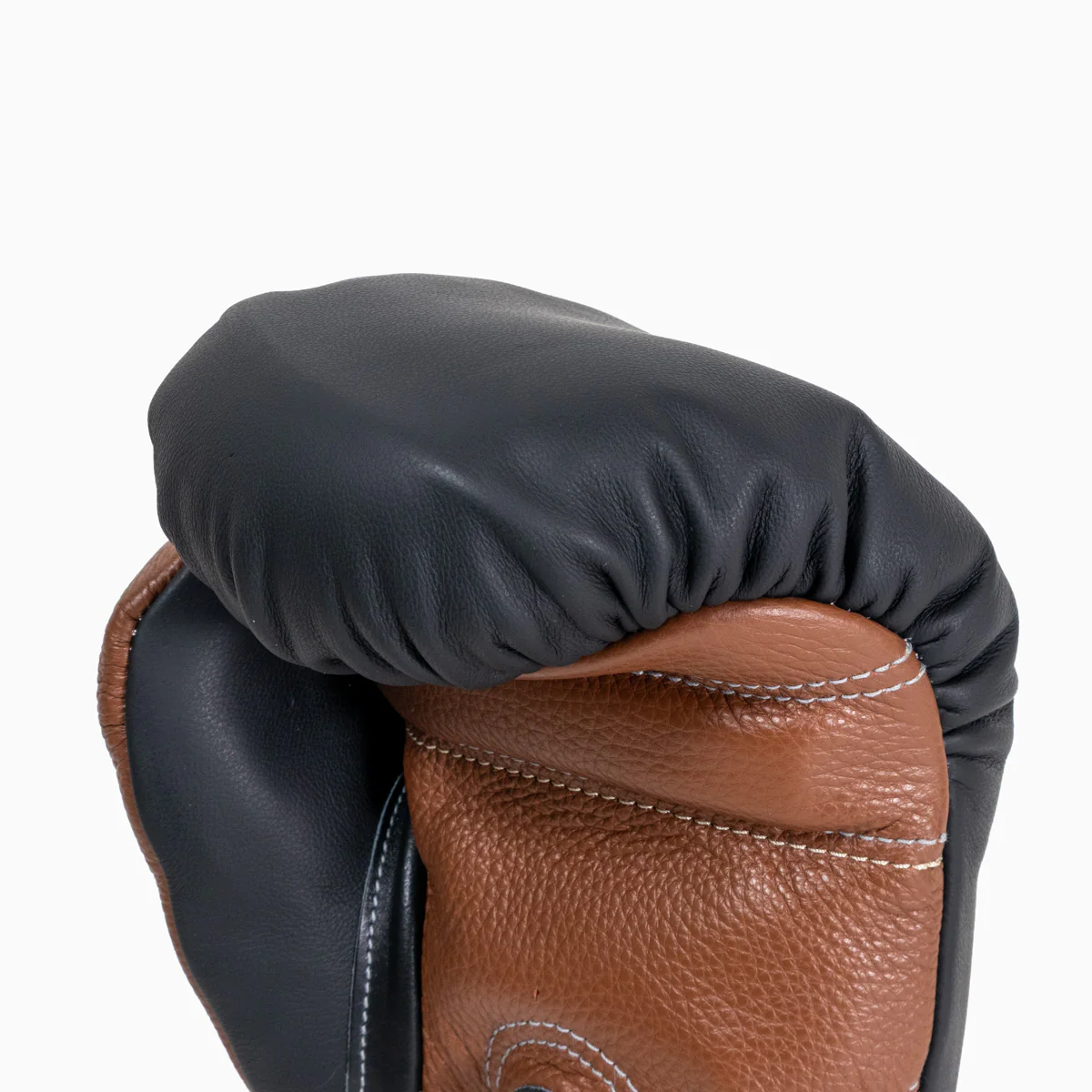 Guantes de boxeo Di Nardo con Velcro 16 Oz Negro-marrón - Image 8