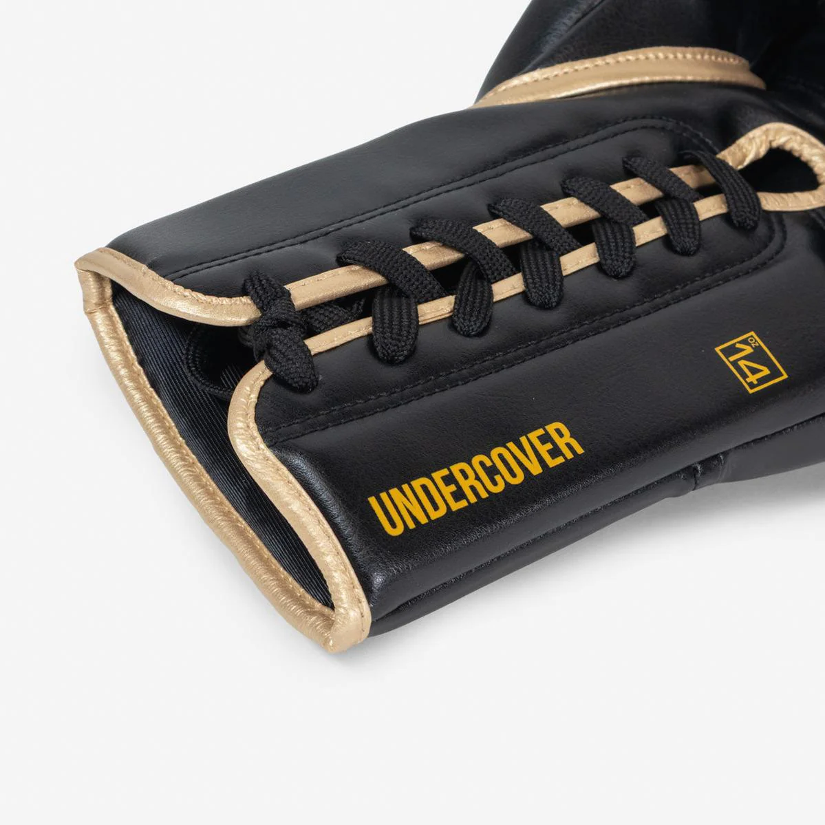 Guantes de boxeo Di Nardo Encubierto con Cordones Negro-oro  - Image 12