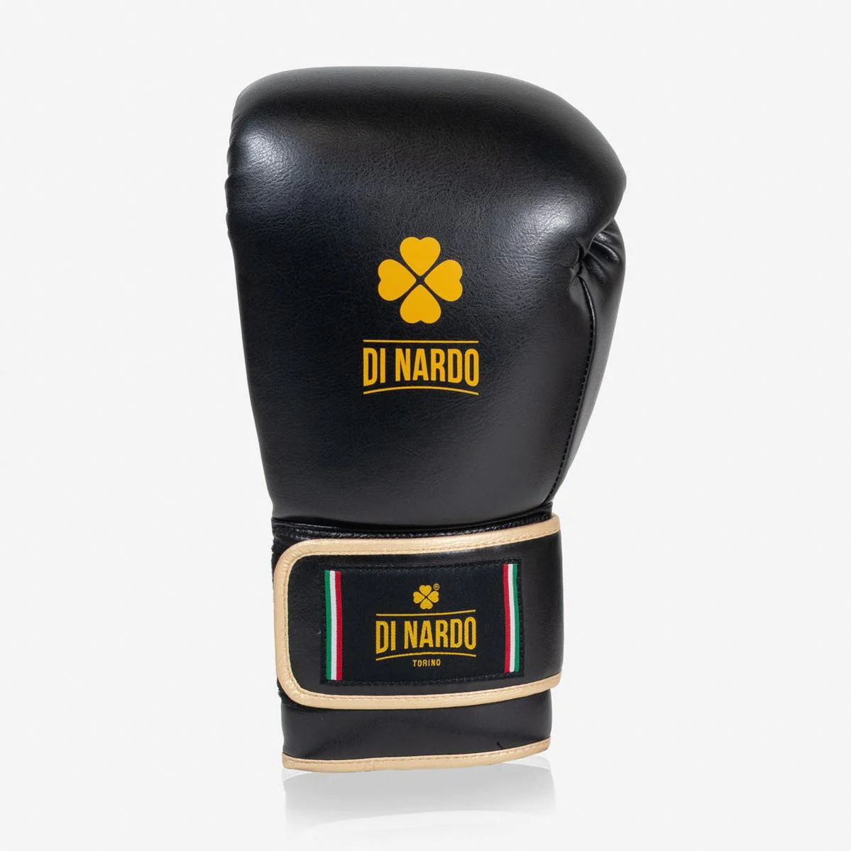 Guantes de boxeo Di Nardo Encubierto con Velcro Negro-oro  - Image 4