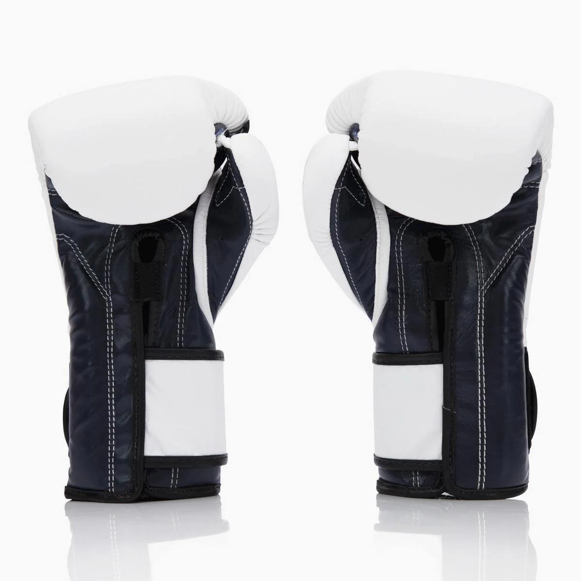 Guantes de boxeo Fairtex Mexican Estilo BGV9 Blanco-Azul  - Image 3