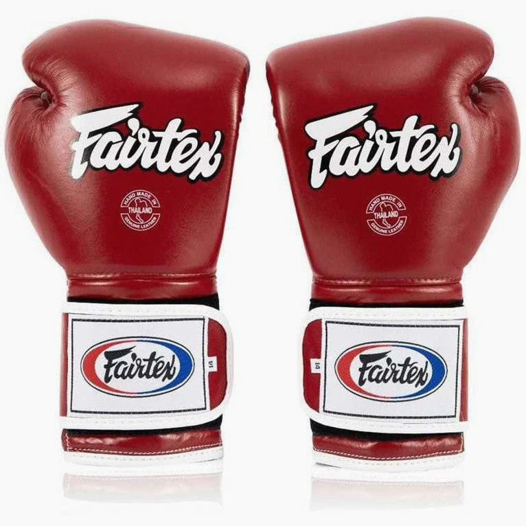 Guantes de boxeo Fairtex Mexican Estilo BGV9 Rojo-blanco - Image 2