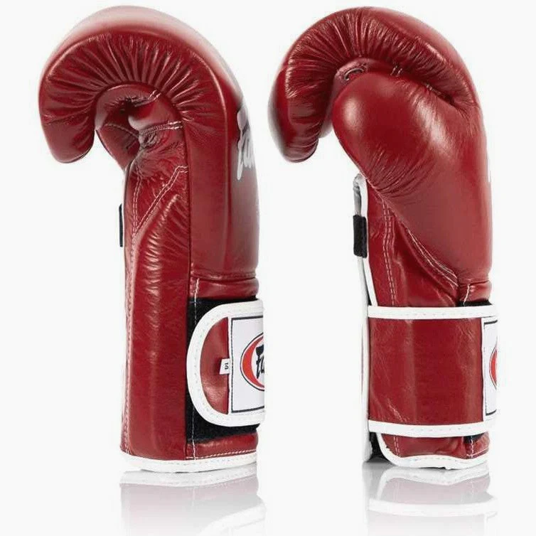 Guantes de boxeo Fairtex Mexican Estilo BGV9 Rojo-blanco - Image 4