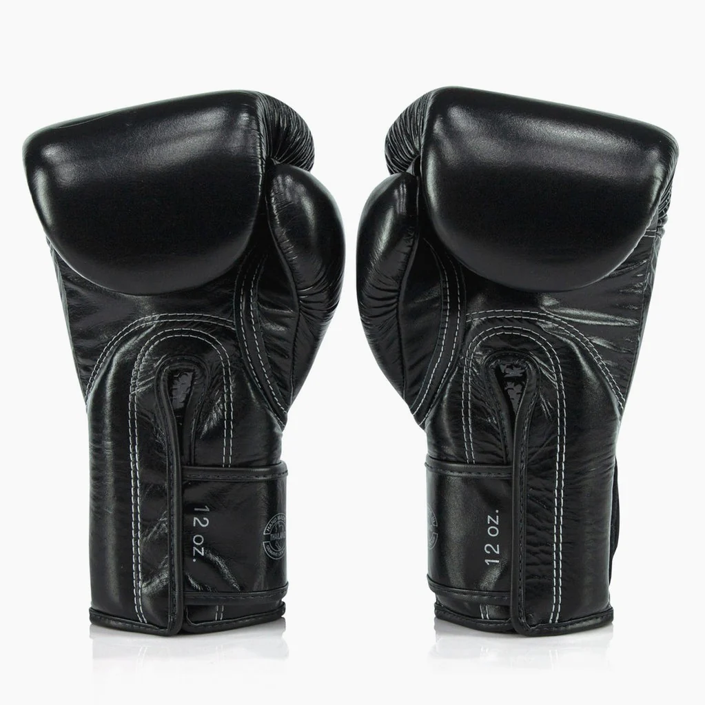 Guantes de boxeo Fairtex x Glory BGVG3 Negro-plata  - Image 4