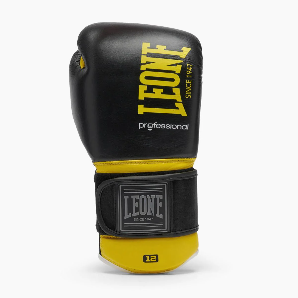 Guantes de boxeo Leone Professional 2 GN115C Amarillo 12 Oz  - Image 2