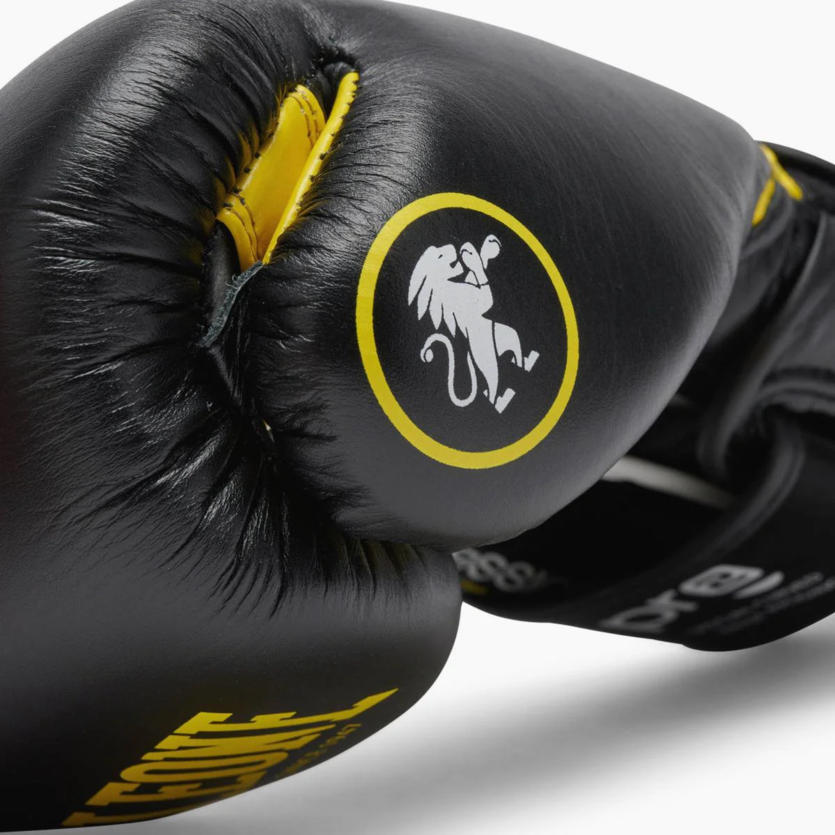 Guantes de boxeo Leone Professional 2 GN115C Amarillo 12 Oz  - Image 6