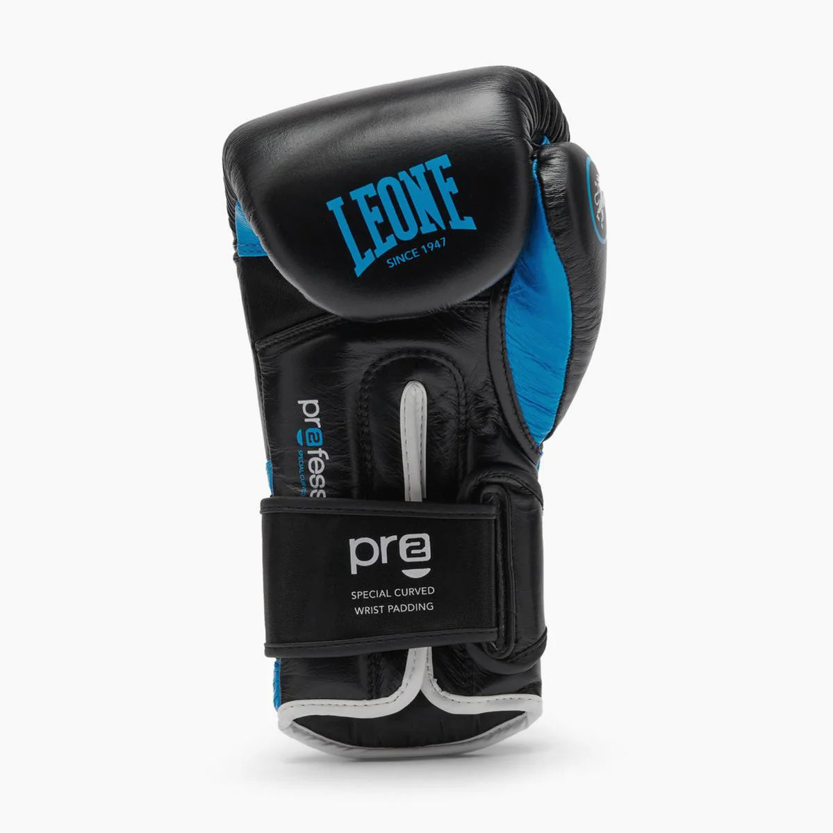 Guantes de boxeo Leone Professional 2 GN115C Azul 14 Oz  - Image 4