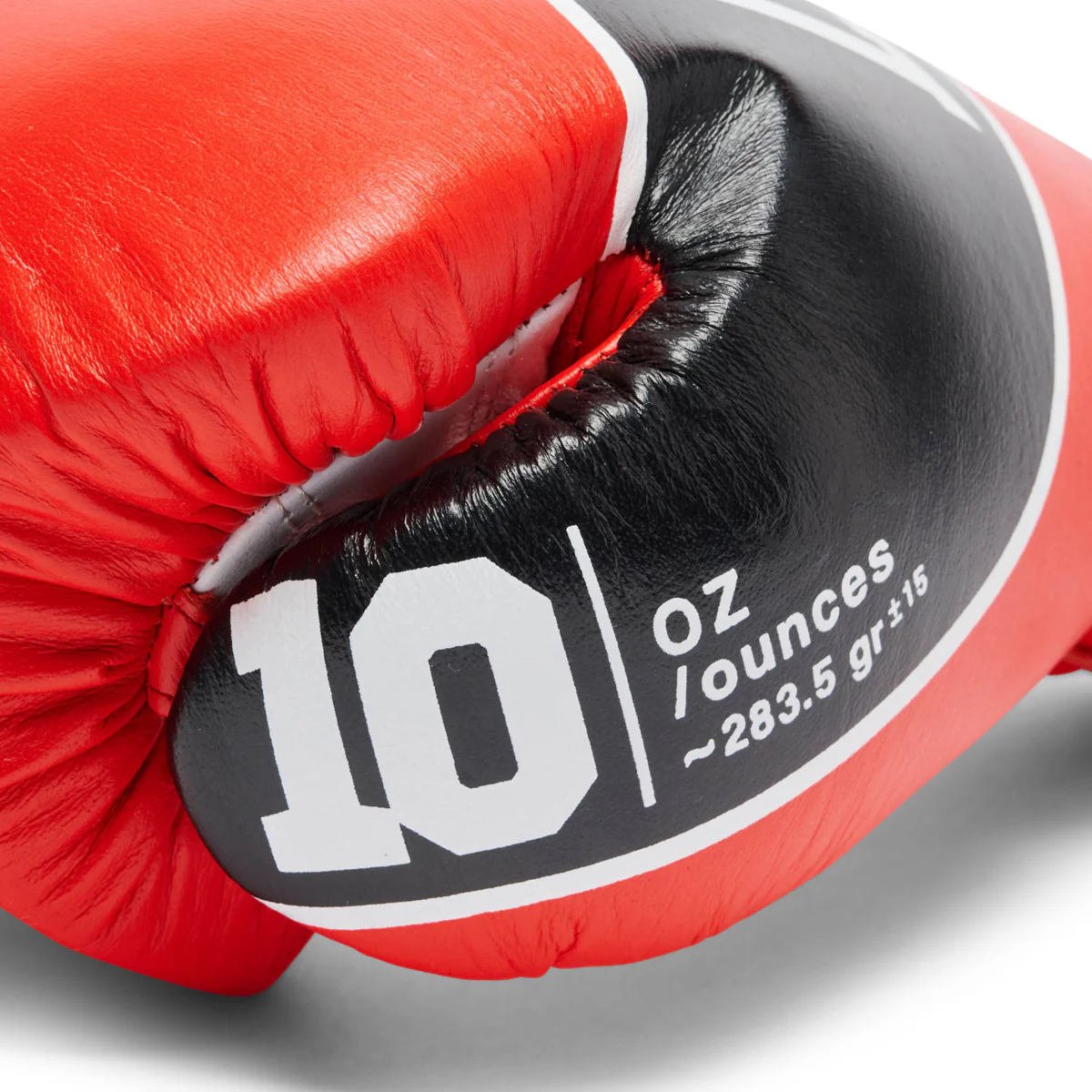 Guantes de boxeo Leone Shock Pro con cordones GN057L Rojo  - Image 5