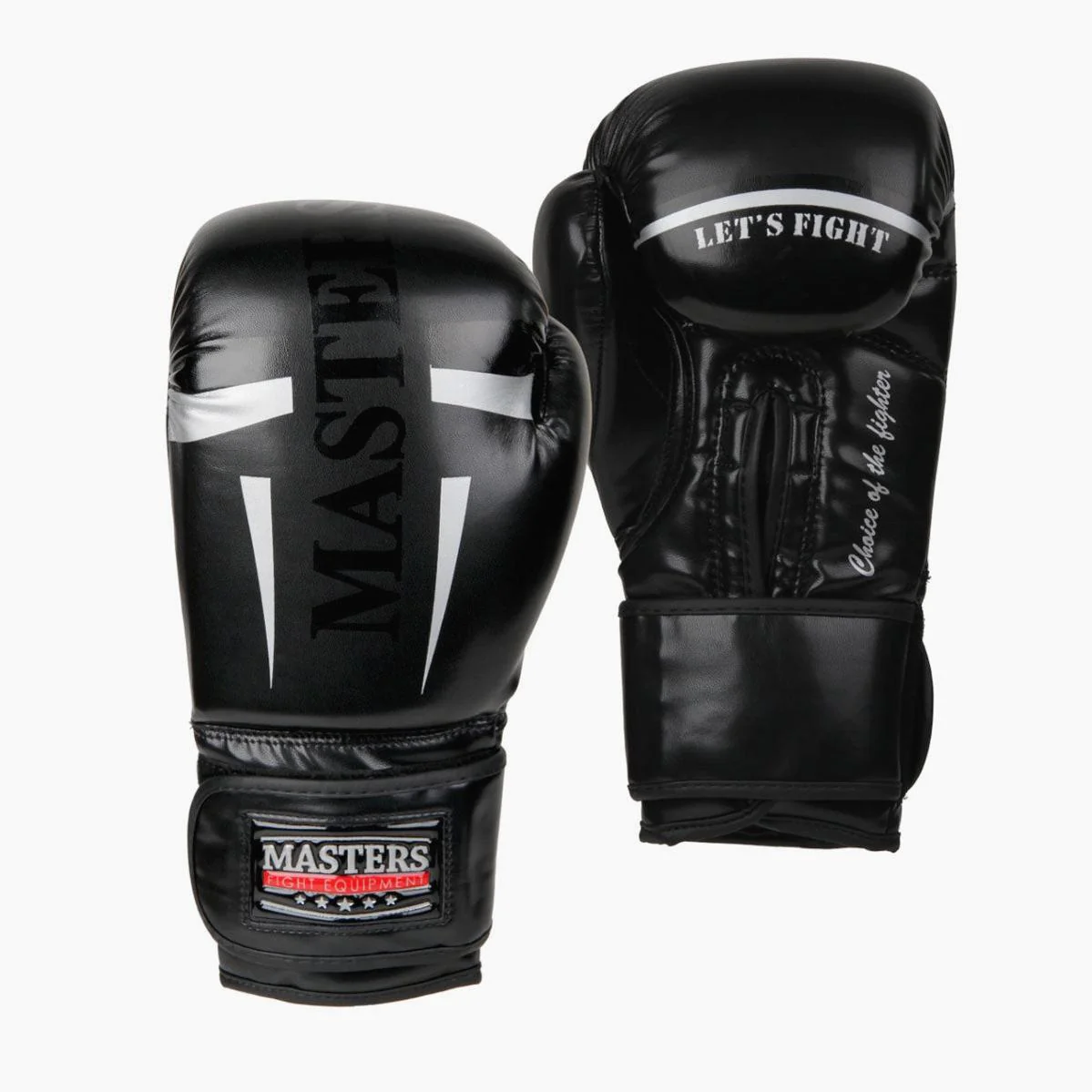 Guantes de boxeo Maestros WAKO 10 Oz Negro