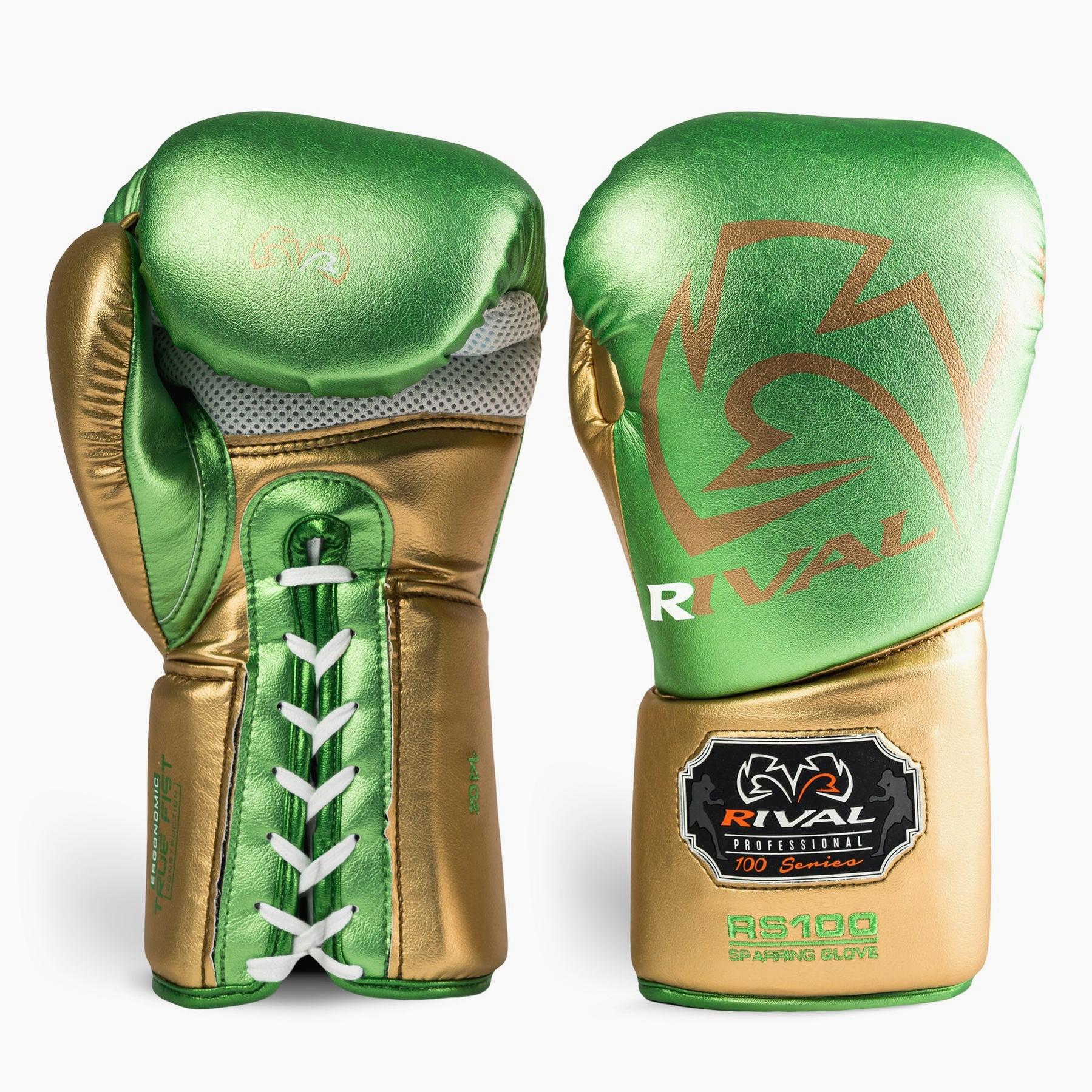 Guantes de boxeo Rival Sparring Profesional RS100 con cordones - Image 18